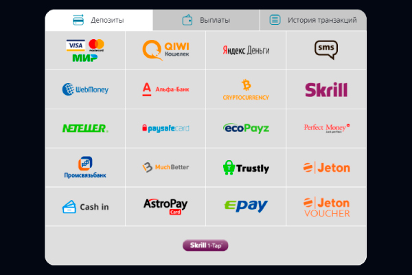 Вывод выигрыша в Франк казино Пополнение баланса в Франк казино